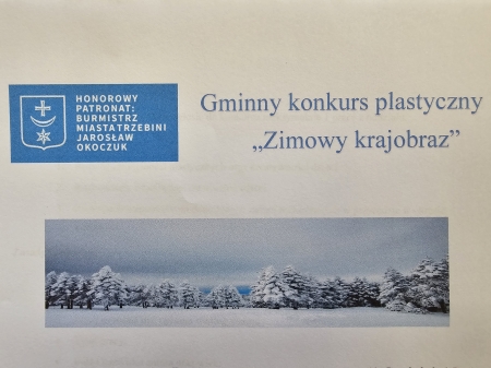 Gminny Konkurs Plastyczny ''ZIMOWY KRAJOBRAZ''