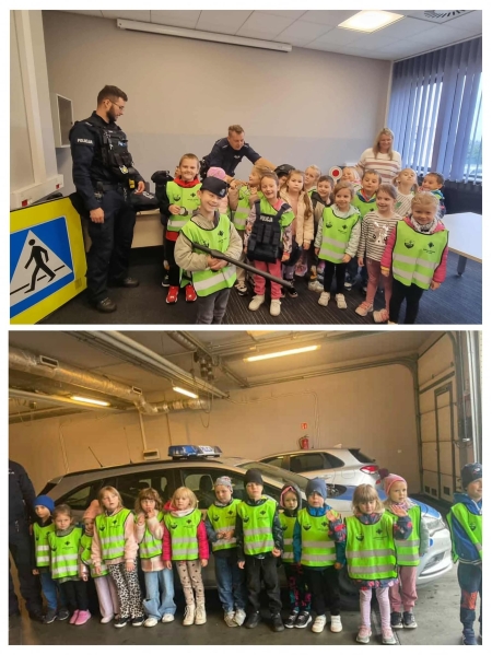Wizyta w Komisariacie Policji w Trzebini