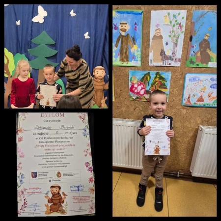 Laureaci XVI Powiatowego Konkursu Ekologiczno- Plastycznego