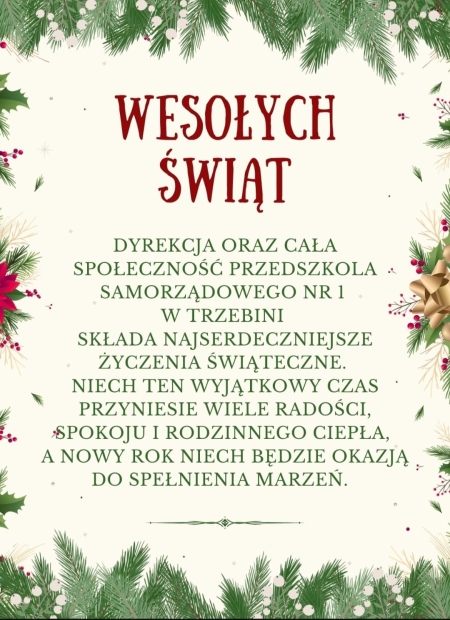 Życzenia świąteczne 
