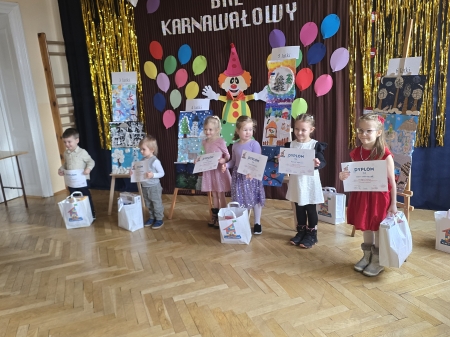 Wręczenie nagród w II Gminnym Konkursie Plastycznym ''Zimowy krajobraz'' 